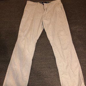Banana Republic Light Khaki Kentfield Pants 34x32